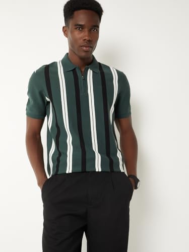Image of Max Men Striped Polo T-Shirt