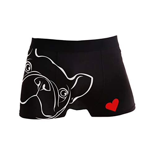 Men's Boxer Briefs Underpants, Dog Panther Shark Dragon Underwear for Men Adult