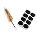 ERINGOGO 2 Sets Saxophone tooth pad pax cleaning kit Supplies accessories for Alto Saxophone Cushions Tooth Pads brush set Food grade silicone