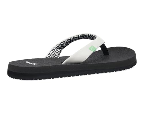 Image of Sanuk Yoga Serenity Flip Flops for Women - Yoga Mat Footbed Sandals