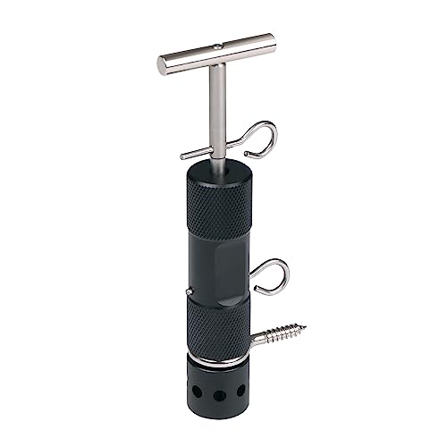 Trip Wire Alarm, Perimeter Trip Alarm Device, Use .22 primers, Early Warning Security Device for Camping, Black