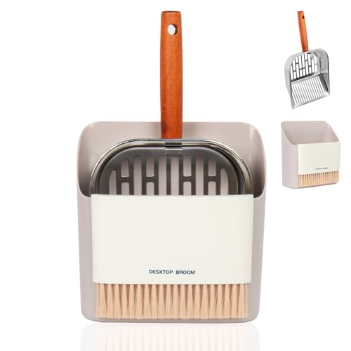 Stainless Steel Cat Litter Scoop with Holder, Kitty Poop Scooper Stand for Litter Box, Fast Sifting Non-Stick Cat Poop Scooper with Coarse and Fine Grids for All Litter Pan, Green - image 8