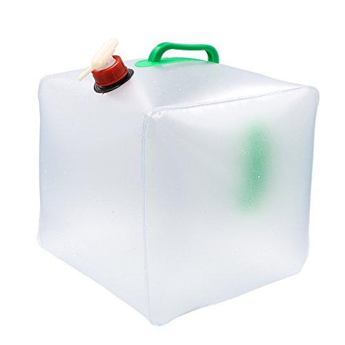 Recipiente para agua, Camping Plegable portador de agua nakeey 20L Portátil Senderismo Ciclismo plegable plegable contenedor de agua bolsa de transporte