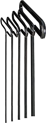 EKLIND 35195 Std Grip Hex T-Key allen wrench - 5pc set Metric MM sizes 2.5-6 (9In shaft)
