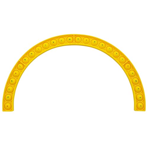 Image of Junior Learning Alphabet Arc Bubble Board, Double-Sided, Ages 4-7, Letter Recognition, K-2