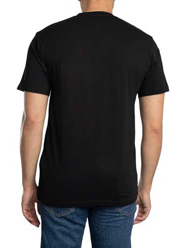 Vans Men's Classic Short Sleeve T-Shirt, Multicoloured (Black/White), X-Small