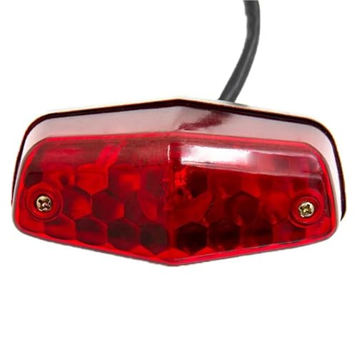 Luz trasera de freno para rutas nocturnas en moto Chopper y Cafe Racer