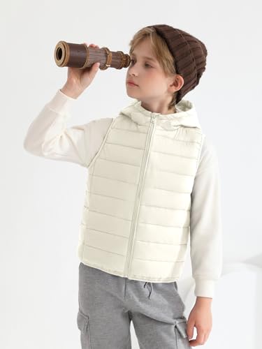 Image of Haloumoning Boys Puffer Vest Kids Sleeveless Zip Up Jackets