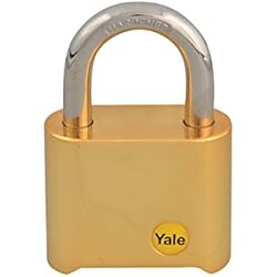Candado De Combinacion Yale Yale-Toolbank YALY12650-50 combinación acabado de latón candado