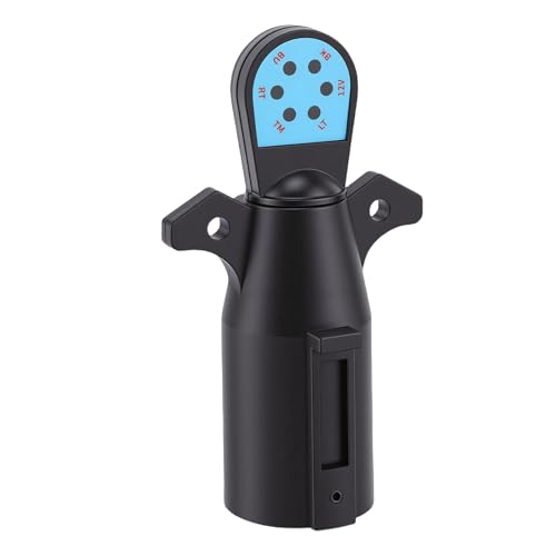Probador de enchufe de remolque de 7 pines con 6 indicadores LED de diagnóstico 4