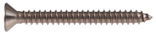 Hillman 6 in. x 1 in. L Phillips Flat Head Stainless Steel Sheet Metal Screws 100 1 pk