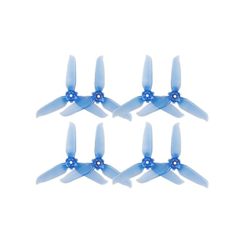 Hélices FPV bleues anti-vibration et réparation rapide pour éviter les pannes