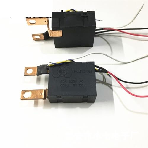Relé Firemeter FJD13-01 de retención magnético 9VDC 80A electromagnético