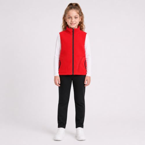 Image of Mud Kingdom Boys Girls Polar Fleece Vest Winter Thick Warm Outerwear Funny Cartoon