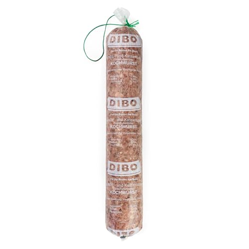 DIBO Kochwurst - Hundewurst Katzenwurst - Qualität Wurst für Hund und Katze - 1 Stück à 950g (Hell)