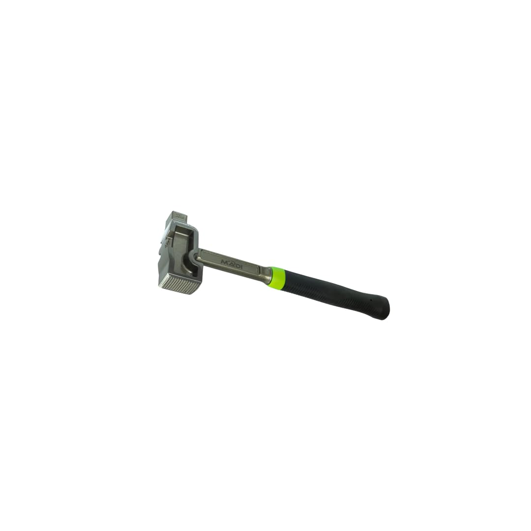MADI All-Steel Milled Lineman Hammer - Single Piece Forged Steel