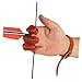 ifundom 2pcs 3-Finger Archery Gloves Finger Protective Guard Hand Protector for Archery Protection Accessory