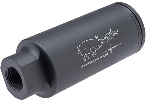 Evike - Madbull Noveske KX3 Non-Adjustable Sound Amplifier FauxHider (Color: Black / 14mm Positive)