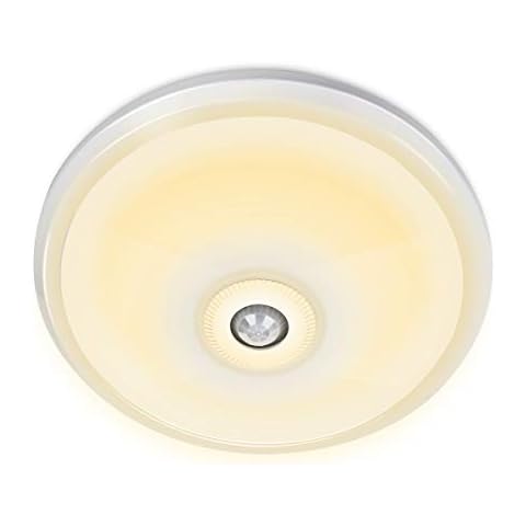EXTRASTAR Luz de techo LED PIR con sensor de movimiento Cover
