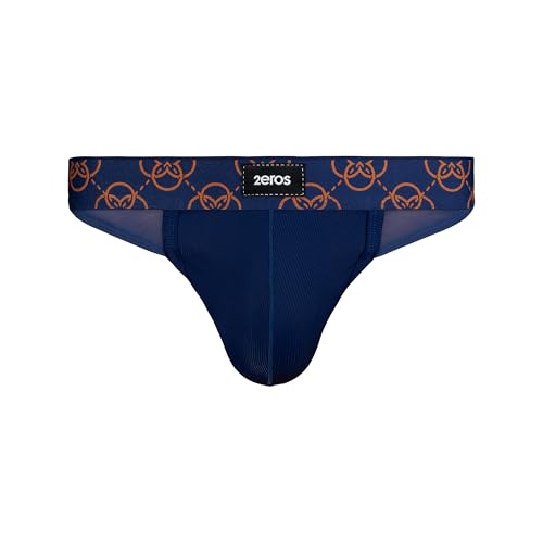 Sous-vêtement premium 2Eros Himeros thong navy blue de luxe