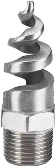 Hollow Cone Fountain Outdoor Spiral Fog Jets Stainless Steel Spiral Cone Nozzle SS304 LIUZIIHAYIN(SS316 Polished,2'')