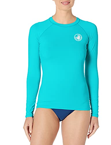Image of Body Glove Women's Smoothies Sleek Solid Long Sleeve Rashguard with UPF 50+