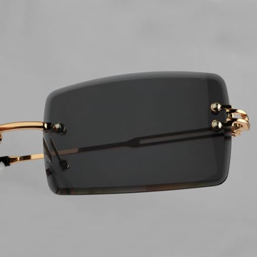 Image of SAM AND MARSHALL HARPER Eyeglass I Light Weight Frames I Rectangle Shape I Sheet Metal Frames I Prescription Friendly I Men & Women