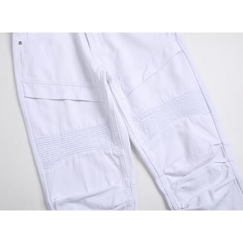 Men's Colorblocked Slim Fit Jeans Casual Fashion Design Jeans Streetwear Hip Hop Currents Denim Pants4