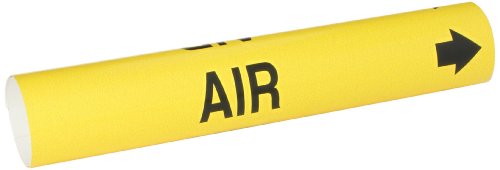 Marqueur de pipe BradySnap-on 4003-C Air repérage tuyauterie plastique B-915