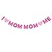 Produktbild Amosfun Ich Liebe Mama und Mamma Liebe Mich Banner Muttertagsdekoration für Muttertag Mama Geburtstagstag 3M