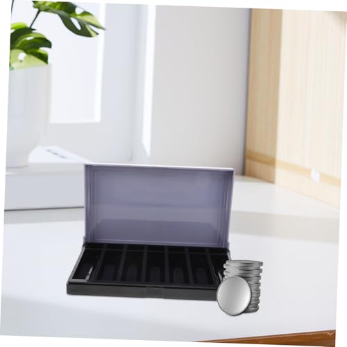 Caja organizadora para monedas NUOBESTY gris miniatura 7