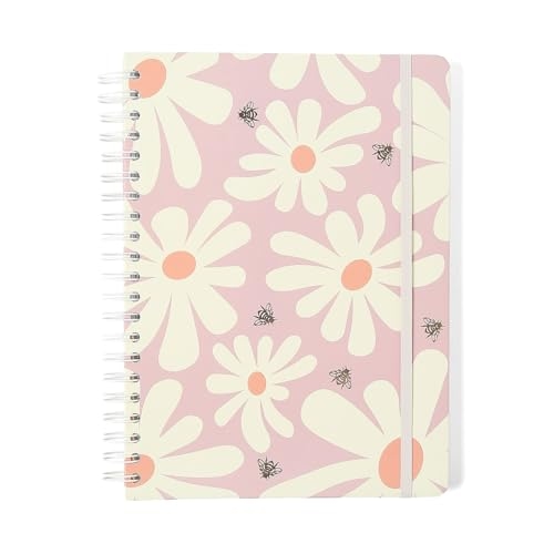 Cicero Caderno Espiral Melissa Pautado 20x28 Pink Bloomy 10 Matérias 160 fls