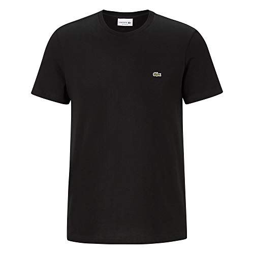 Lacoste Crew Neck T-shirt Homme, Noir (031), XXL
