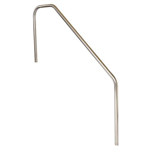 S.R. Smith 3HR-6-049 3-Bend Swimming Pool Handrail, Stainless Steel, 6-Foot, Rail