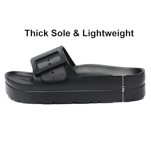 Women's Platform & Wedge Sandals with Arch Support for Woman Slides Comfort Lightweight Outdoor Slippers Ultra Cushion3