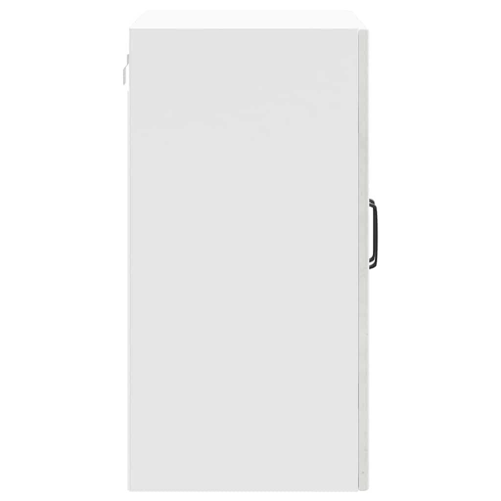 Lucca Küchen-Hängeschrank, Betongrau Holzwerkstoff, 60x31x60 cm, mit Glastüren, vielseitiges Aufbewahrungsmöbel für Geschirr und Kochutensilien