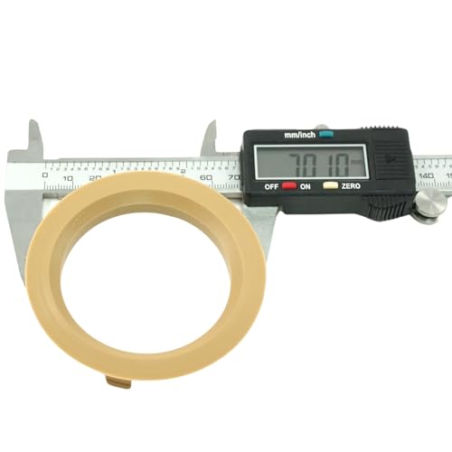 4x Zentrierringe 70.1-57.1 | 70,1 auf 57,1 kompatibel mit AEZ | Dezent | Dotz | Enzo | Hellbraun