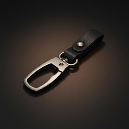 Image of THE MEN THING - Stylish Multicolor Stainless Steel Keychain for Men & Boys (FORGECLIP BLACK)