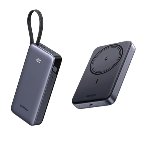 Power bank 20000mAh UGREEN con cable tipo C integrado de carga rapida 1
