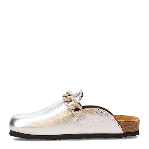 Naot Women's, Memphis Clog Silver #TOP16