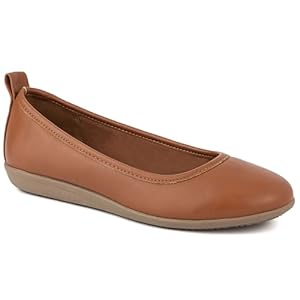 LONDON FOG Womens Baden Ballet Flats Comfortable Everyday Ballet Shoes for Women