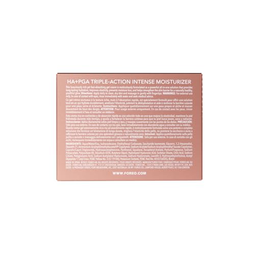 Miniatura 7 de FOREO SUPERCHARGED Crema Hidratante Facial Triple Acción HA+PGA - Crema Hidratante Facial Mujer - Contorno de Ojos - Acido Hialuronico - Vitamina E - Vegano - Crema Facial Hombre - Skincare - 50 ml