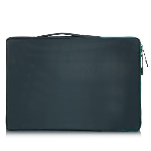 Image of Phantom Dark Green 16-15 .6 Inch Laptop Sleeve Bag with Handle | Laptop Case | for All 16 Inch Laptops | Waterproof Laptop Sleeve /Cover | Soft Inner Layer