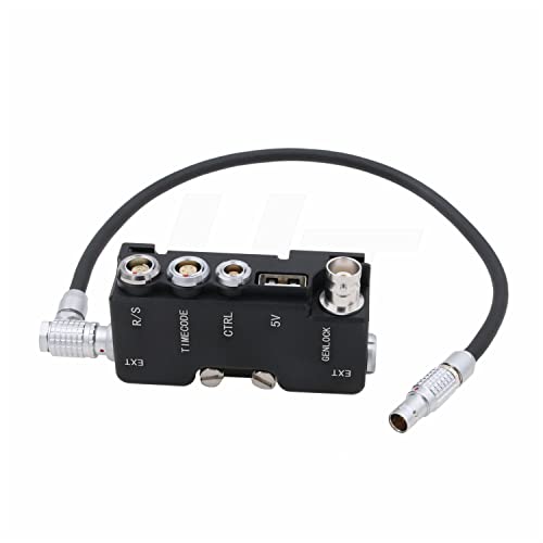 Caja EXT 9-pin a Timecode Genlock RS Solución de Sincronización para RED V-Raptor 2