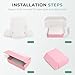 Golden State Art, 9x6x3 Pink Mailing Box, 26 Pack Sturdy Gift Box Mailers Small Business, Shipping Supplies Cardboard Corrugated Packing