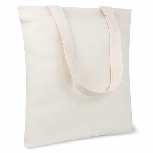 TOPDesign 10-Pack Reusable Cotton Tote Bags