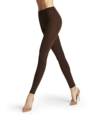 Leggings opacos de hilo suave premium con cintura confort antipresión para falda o vestido