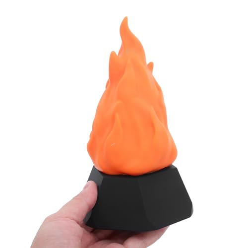 Lámpara LED efecto fuego recargable USB para decoración exterior de camping 4