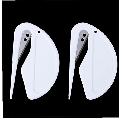 TOSSPER 2 stks Plastic Brief Opener Mini Brief Mail Envelop Opener Veiligheid Papieren Bewaakt Cutter Kantoorapparatuur - Afbeelding 6