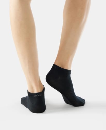 Image of Jockey 7097 Men Compact Cotton Elastane Stretch Low Show Socks With StayFresh Treatment
